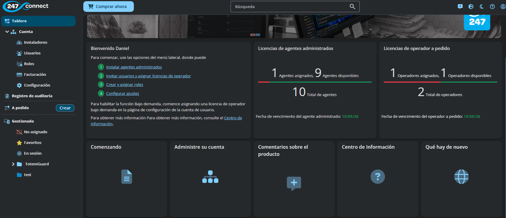 247 Dashboard