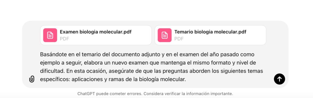 Peticion con ejemplo de referencia